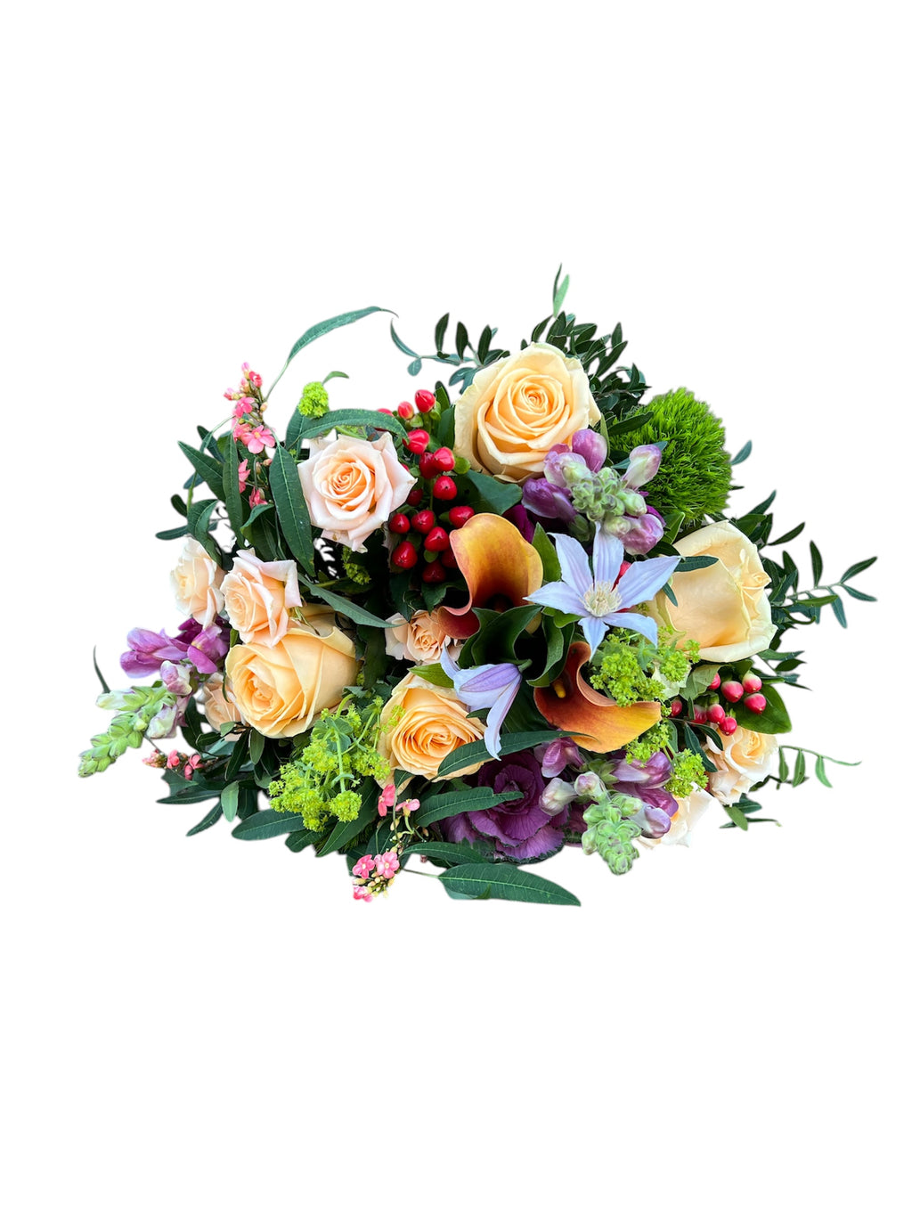 Peach & Plum Garden Bouquet