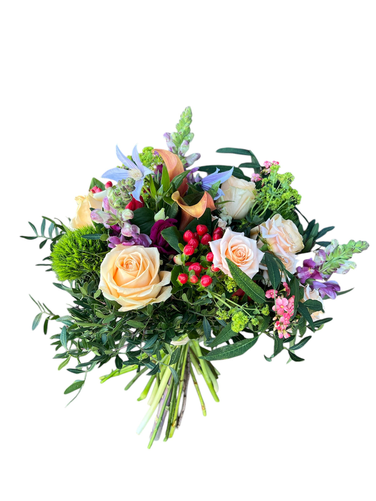 Peach & Plum Garden Bouquet